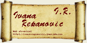 Ivana Repanović vizit kartica